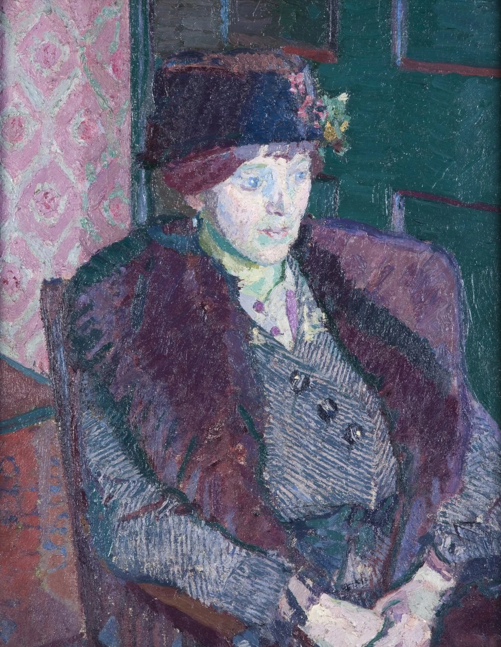 Harold Gilman - Ritratto di Mrs Victor Sly, The Hepworth Wakefield, West Yorkshire